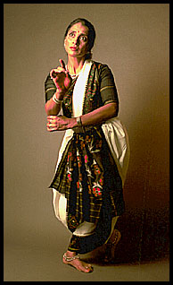Rajika dancing Odissi